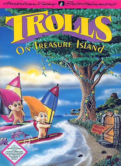 Caratula de Trolls on Treasure Island para Nintendo (NES)