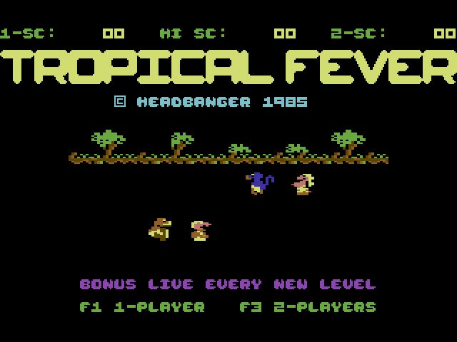 Pantallazo de Tropical Fever para Commodore 64