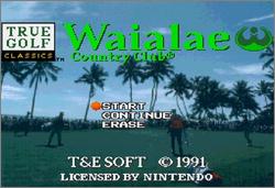 Pantallazo de True Golf Classics: Waialae Country Club para Super Nintendo