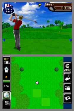 Pantallazo de True Swing Golf para Nintendo DS