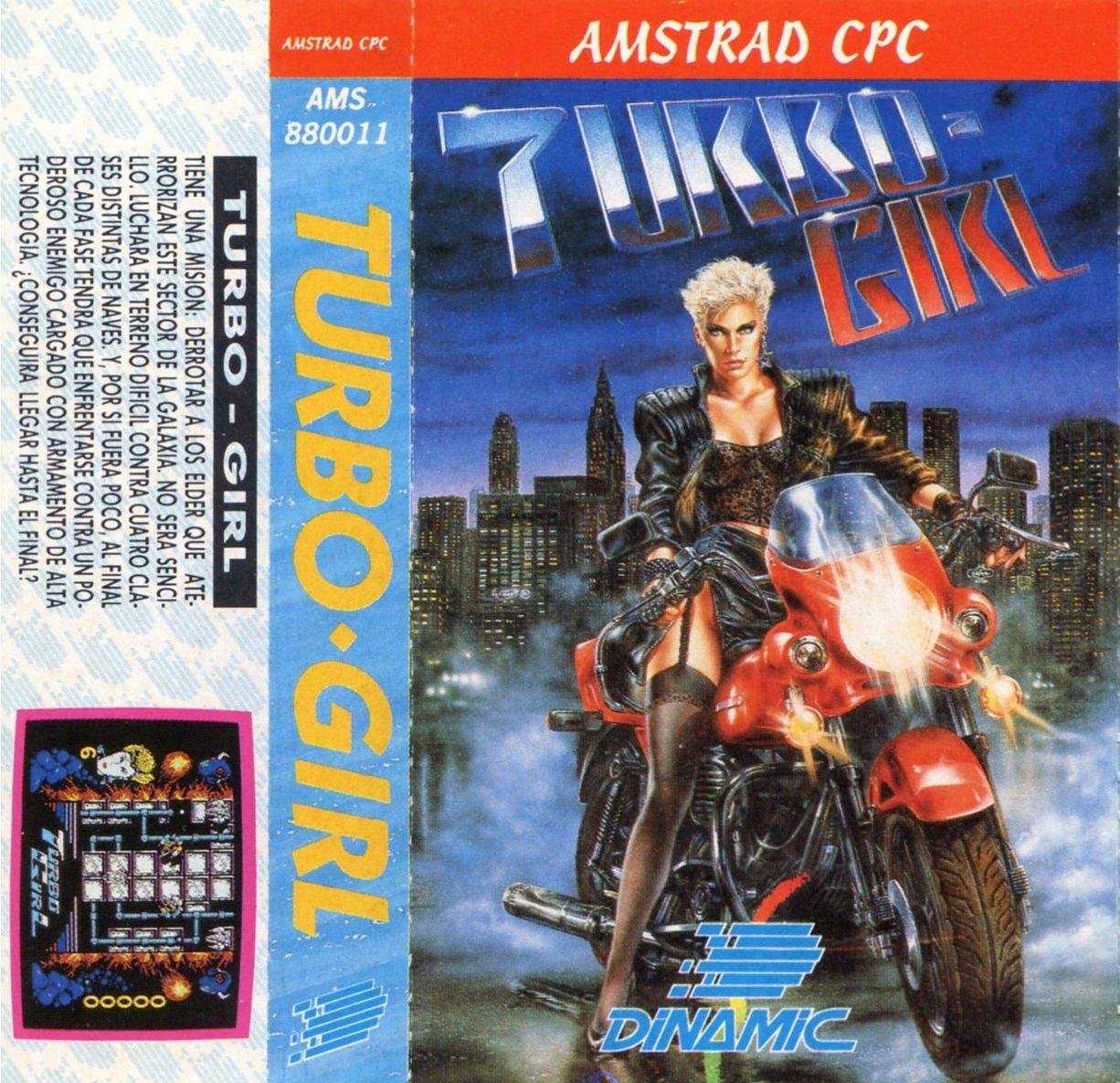 Caratula de Turbo Girl para Amstrad CPC