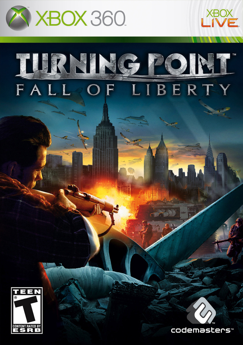 Caratula de Turning Point: Fall of Liberty para Xbox 360