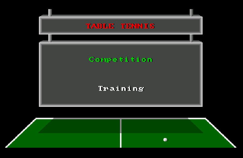 Pantallazo de Turtle Table Tennis Simulation para Amiga