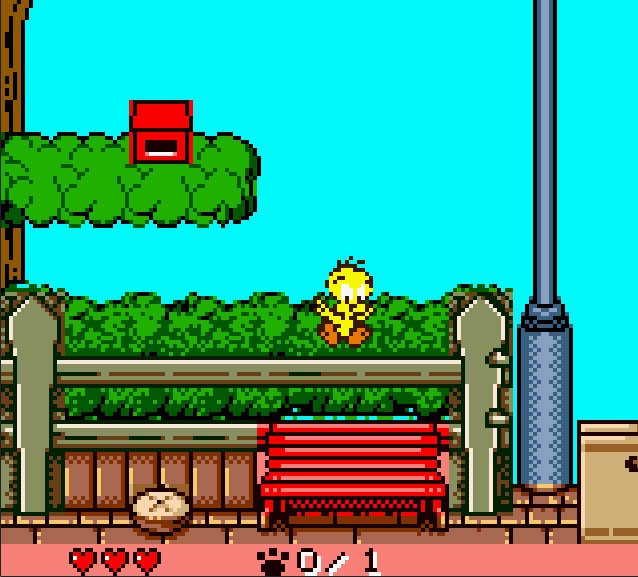 Pantallazo de Tweety's Highflying Adventures para Game Boy Color