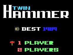 Pantallazo de Twin Hammer para MSX