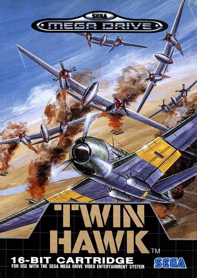 Caratula de Twin Hawk para Sega Megadrive