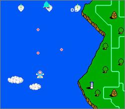 Pantallazo de TwinBee para Nintendo (NES)