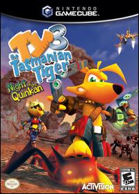 Caratula de Ty the Tasmanian Tiger 3: Night of the Quinkan para GameCube