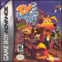 Caratula de Ty the Tasmanian Tiger 3: Night of the Quinkan para Game Boy Advance