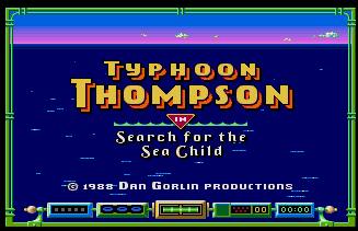 Pantallazo de Typhoon Thompson In Search for the Sea Child para Atari ST