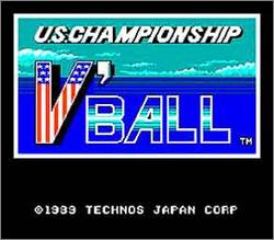 Pantallazo de U.S. Championship V\'Ball para Nintendo (NES)