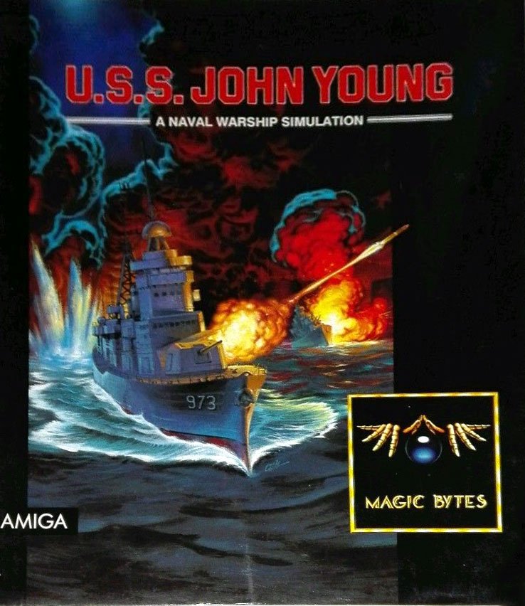 Caratula de U.S.S. John Young: A Naval Warship Simulation para Amiga