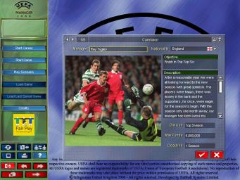 Pantallazo de UEFA Manager 2000 para PC