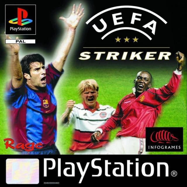 Caratula de UEFA Striker para PlayStation