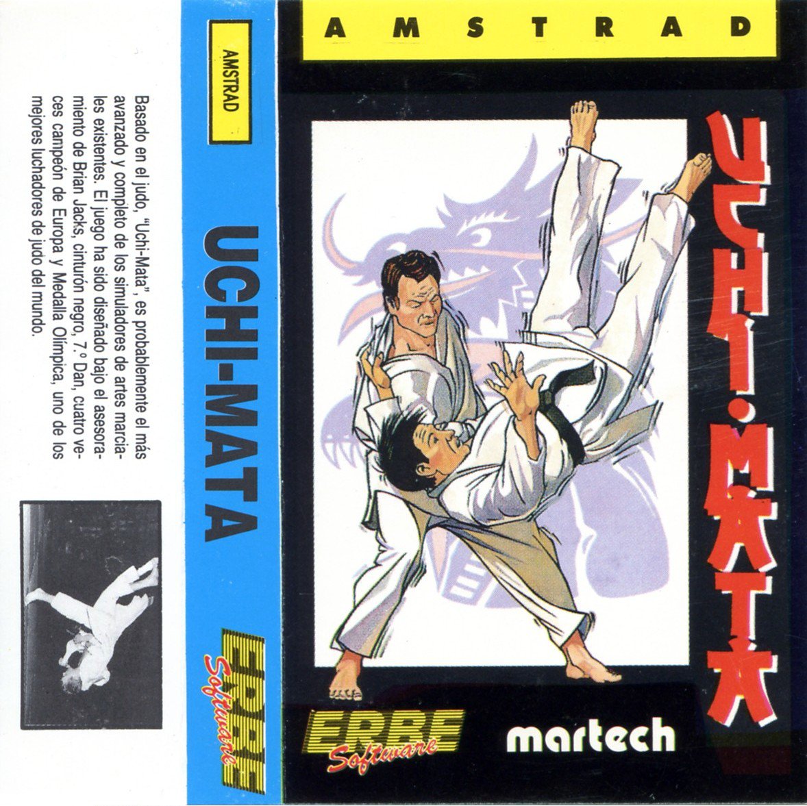 Caratula de Uchi-Mata Judo para Amstrad CPC