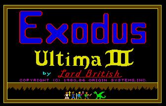 Pantallazo de Ultima III Exodus para Atari ST