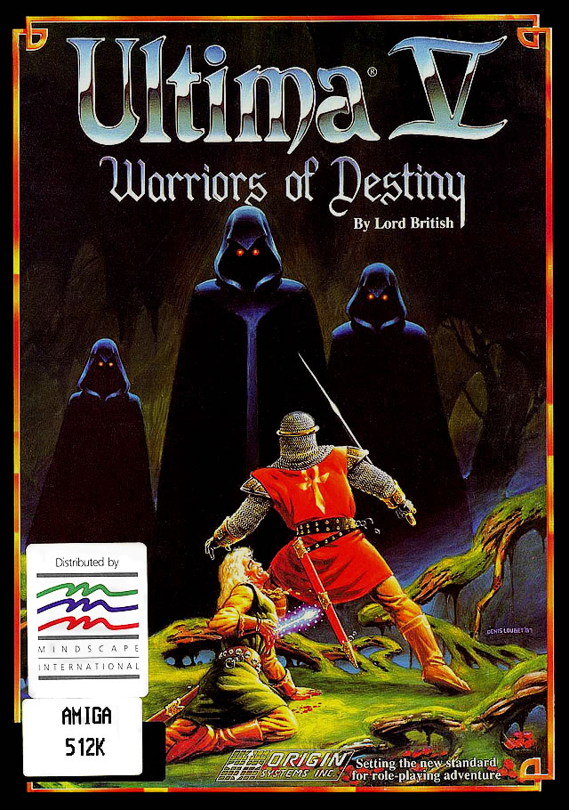 Caratula de Ultima V: Warriors Of Destiny para Amiga
