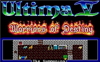 Pantallazo de Ultima V: Warriors of Destiny para Atari ST
