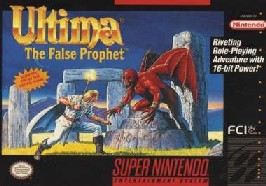 Caratula de Ultima VI: The False Prophet para Super Nintendo