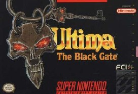 Caratula de Ultima VII: The Black Gate para Super Nintendo