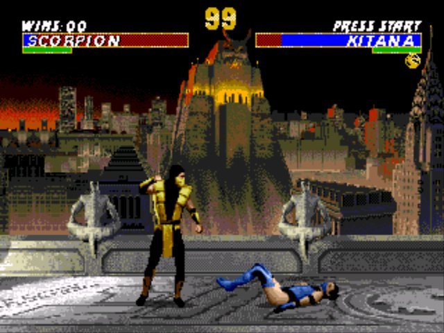 Pantallazo de Ultimate Mortal Kombat 3 para Sega Megadrive
