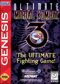 Caratula de Ultimate Mortal Kombat 3 para Sega Megadrive