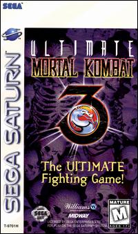 Caratula de Ultimate Mortal Kombat 3 para Sega Saturn