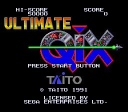 Pantallazo de Ultimate Qix para Sega Megadrive