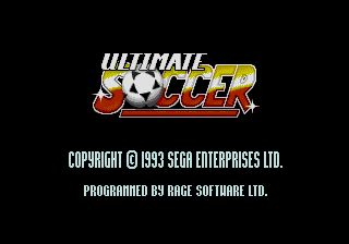 Pantallazo de Ultimate Soccer (Europa) para Sega Megadrive