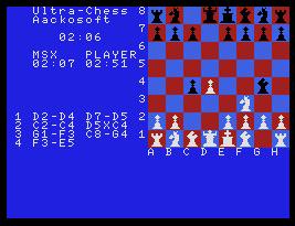 Pantallazo de Ultra Chess para MSX