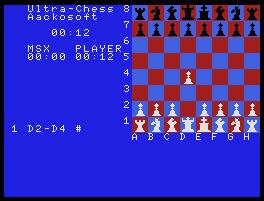 Pantallazo de Ultra Chess para MSX