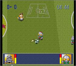 Pantallazo de Ultra League Moero Soccer Taisen (Japonés) para Super Nintendo