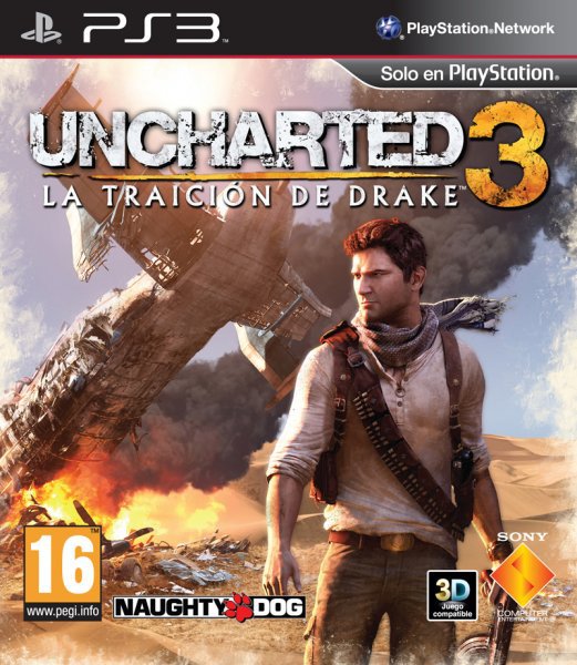 Caratula de Uncharted 3: La Traicion de Drake para PlayStation 3