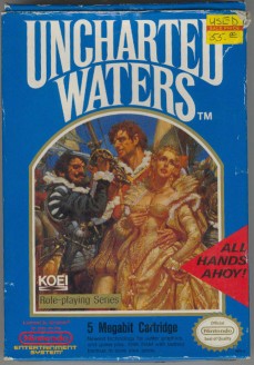 Caratula de Uncharted Waters para Nintendo (NES)