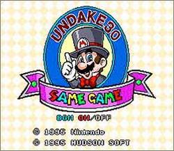 Pantallazo de Undake30: Same Game (Japonés) para Super Nintendo