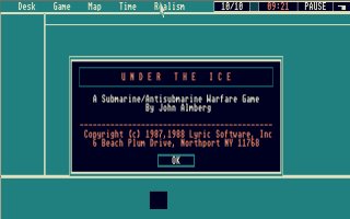 Pantallazo de Under the Ice para Atari ST