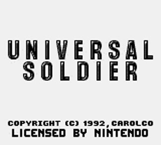 Pantallazo de Universal Soldier para Game Boy