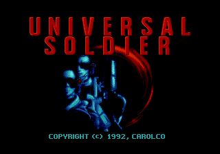 Pantallazo de Universal Soldier para Sega Megadrive