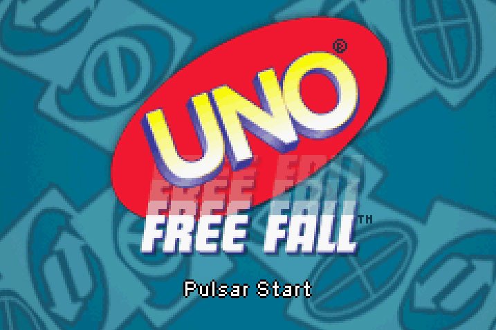 Pantallazo de Uno Free Fall para Game Boy Advance