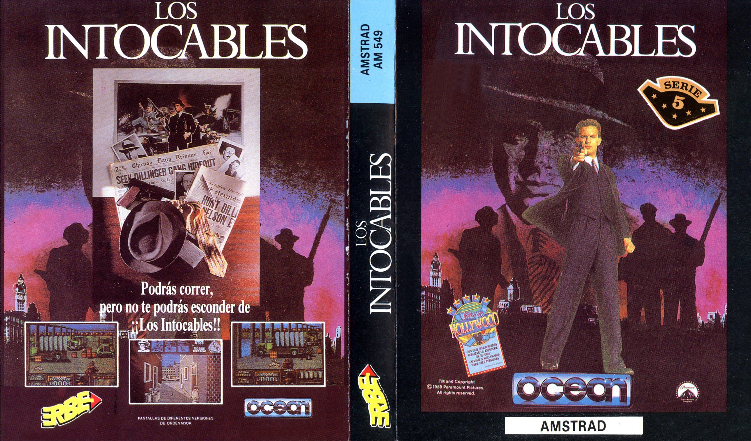 Caratula de Untouchables, The para Amstrad CPC