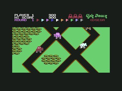 Pantallazo de Up´n Down para Commodore 64