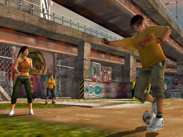 Pantallazo de Urban Freestyle Soccer para GameCube