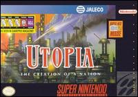 Caratula de Utopia: The Creation of a Nation para Super Nintendo