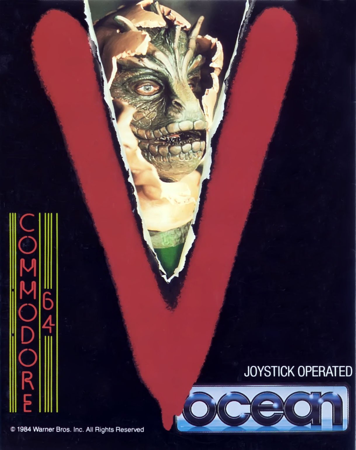 Caratula de V the Computer Game para Commodore 64