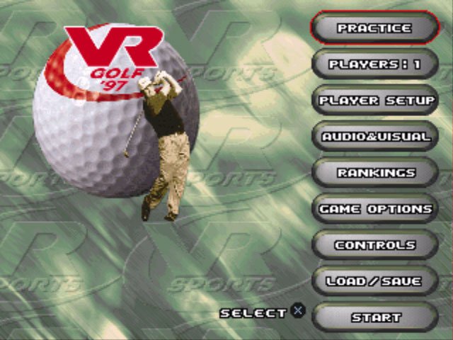 Pantallazo de VR Golf '97 para PlayStation