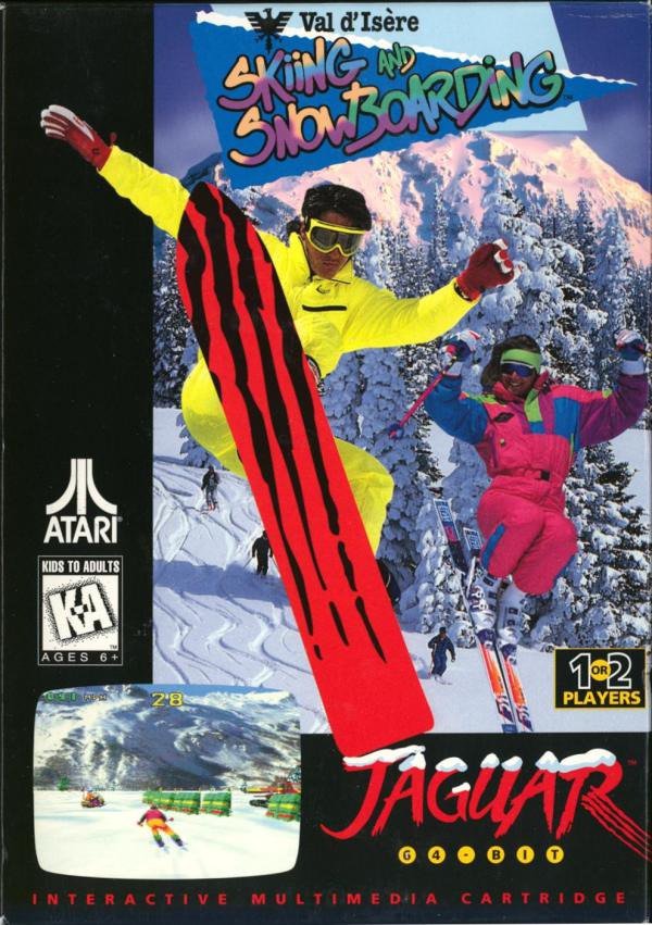 Caratula de Val dIsere Skiing & Snowboarding para Atari Jaguar