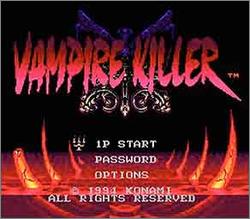 Pantallazo de Vampire Killer (Japonés) para Sega Megadrive