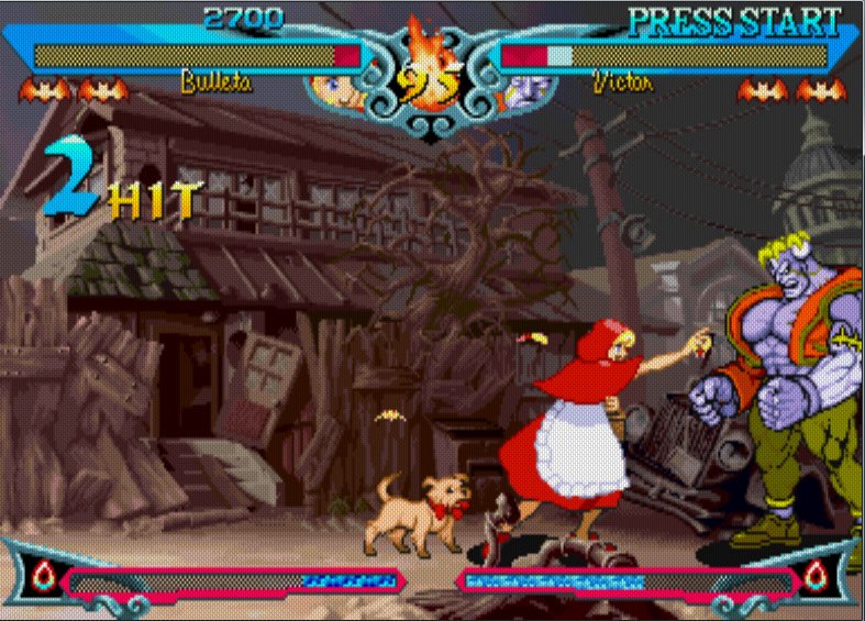 Pantallazo de Vampire Savior 2: The Lord of Vampire para M.A.M.E.