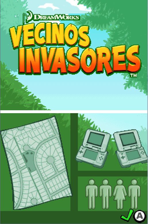 Pantallazo de Vecinos Invasores para Nintendo DS