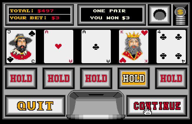 Pantallazo de Vegas Gambler para Atari ST